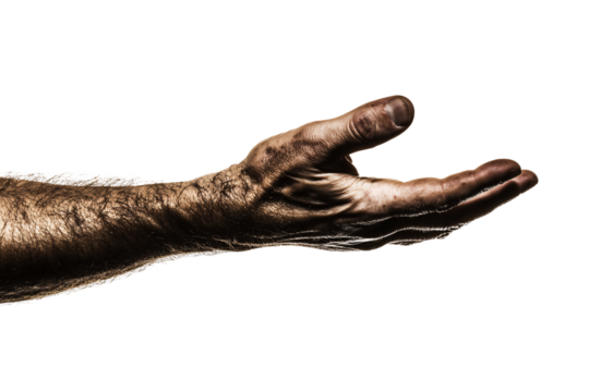 a close up of a hand