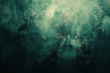 Obraz premium Dark teal abstract textured background; ideal for moody designs, adding depth and atmosphere. Perfect for websites, social media, or any project needing a dramatic, artistic feel.