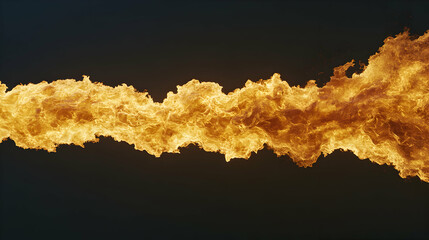 Fiery orange and yellow flames stream across a black background, creating a dramatic and intense visual.  Perfect for design projects needing a powerful fiery element.