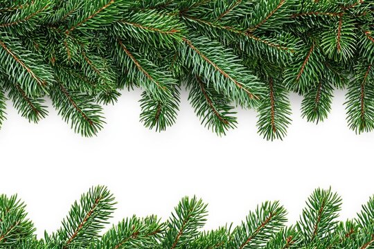 seamless of  pine needles tree christmas architectural interior background wall texture pattern seamless , isolated on white background,  , copy space, copy space for text,