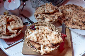 Traditional Berber homemade bread.