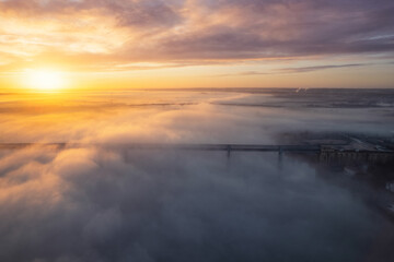 R&eacute;veil sous la brume