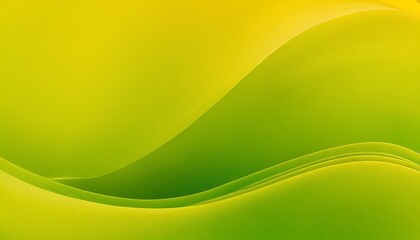 Obraz premium Yellow green wave wallpaper with abstract lines and lights background wave, abstract, 2