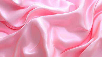 Fototapeta premium Smooth elegant pink silk or satin texture can use as background.