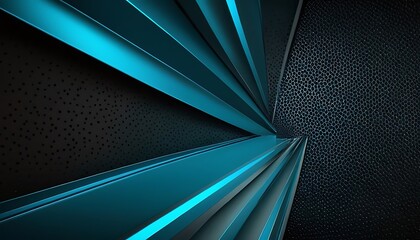 Abstract blue metallic arrow speed direction on dark circle mesh design modern luxury futuristic background,5