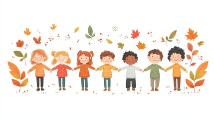 Unity Among Children: Symbol of Togetherness