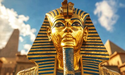 The Great Sphinx of Giza, an ancient limestone statue with a lion’s body and a human head, symbolizing mystery and Egyptian civilization.