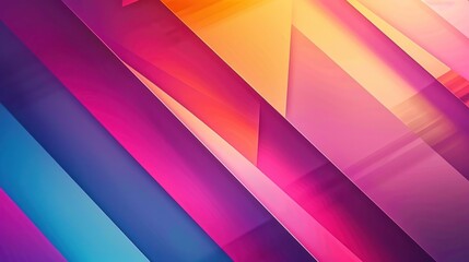 Modern Presentation Slides using arrows and dynamic straight shadow lines on a gradient background