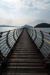Obraz premium footbridge on the sea