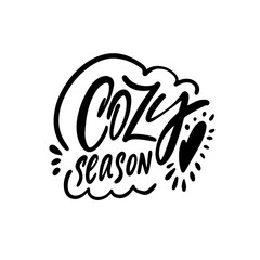 Cozy Season Typography Art is a delightful blend of warm aesthetics and seasonal charm