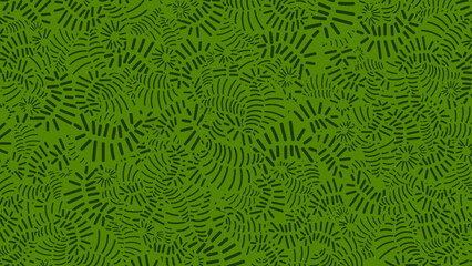 pattern of hand drawn floral print. Vector illustration.