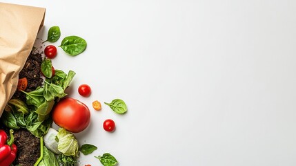 Food Waste Management Diagram for Eco-Friendly Composting in Zero Waste Settings