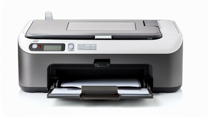 printer isolated on white background