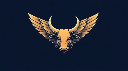 Obraz premium Unique bull logo design inspiration for bold and creative branding 