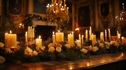 Elegant Christmas Dining Table Decoration