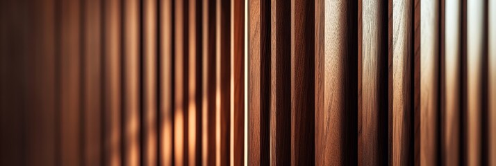 木材の美しいパネルが織り成す温もりのある空間