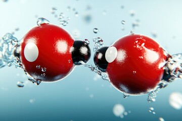 Oxygen Molecules in Water A Microscopic View of Life's Essential Element