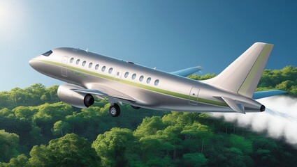 Fototapeta premium airplane in the sky