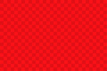 市松模様（赤）、ザラザラ、和紙、テクスチャ、和柄、背景