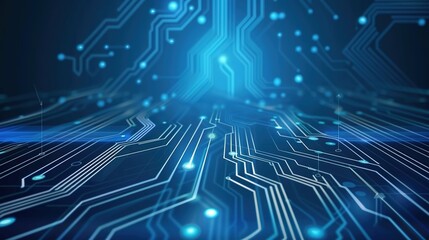 abstract tech background with illuminated fiber optic connections quantum computing network system and electronic global intelligence