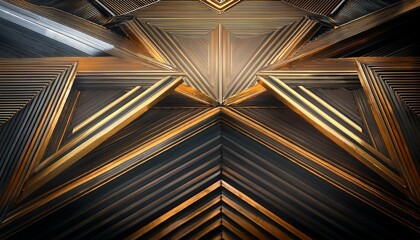 Futuristic and angular art and design; geometrical conceptual and abstract art; metal and metallic design and art; strong angle shapes and lines; structural architecture and ultra modern design