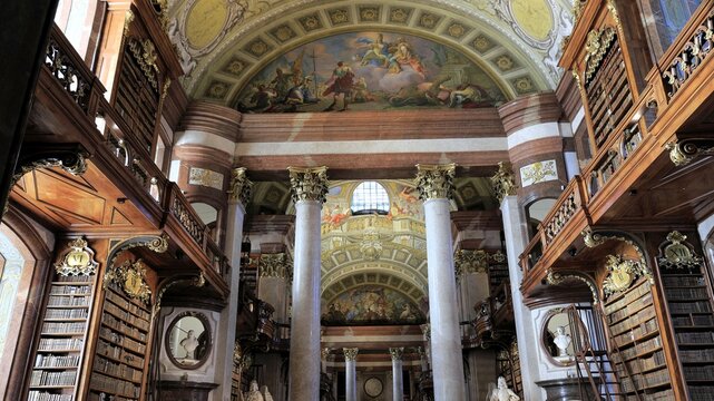 &Ouml;sterreichische National Bibliothek, Prunksaal Halle, Wien