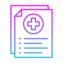 Fototapeta premium Report Icon