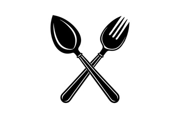 Fork spoon knife icon vector design template