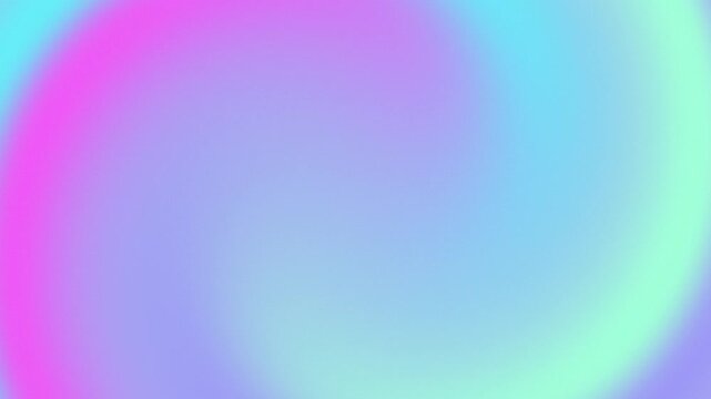 Abstract holographic iridescent gradient colors twirly spiral motion video background, 4K, UHD