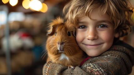 Boy and his Guinea Pig