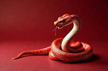 Fototapeta premium snake as a symbol of chinese new year, chinese culture