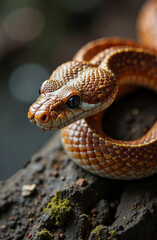 Fototapeta premium snake as a symbol of chinese new year, chinese culture