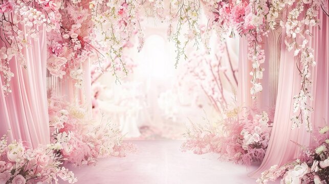 wedding flower decoration, flower backdrop background, rose wall, white rose, colorful background, fresh rose