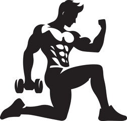 Workout logo icon .design vector art
