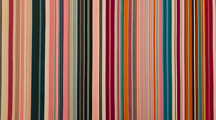 Obraz premium Vibrant multicolored striped fabric texture, perfect for textile design, fashion, or background.
