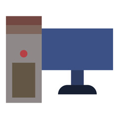 colored recession icon depicting business situation