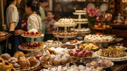 Delightful celebration of International Dessert Day with a dazzling array of sweets and treats