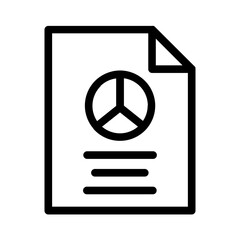 Peace Document Icon