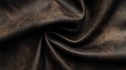 Fototapeta premium Soft wrinkled leather texture