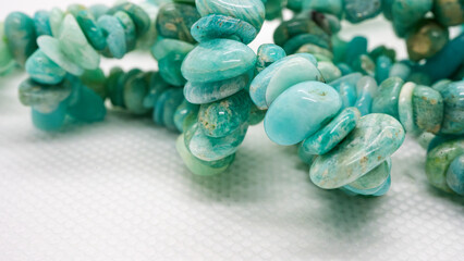 アマゾナイト　チップ　モザンビーク産