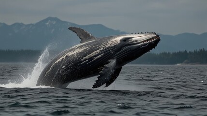 Fototapeta premium Whale's Leap