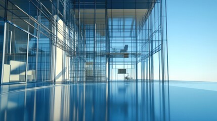 Obraz premium Glass Structure Building