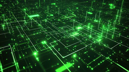 Obraz premium Abstract Digital Network