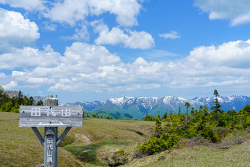 田代山登山　美しい高層湿原　絶景登山