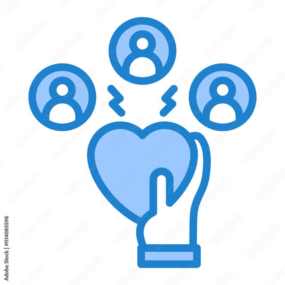 Wall mural Customer Retention Icon