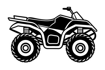 Obraz premium Atv adventure vector hand drawn sketch illustration