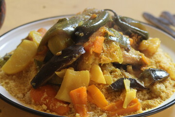 Moroccan Couscous with Vegetables