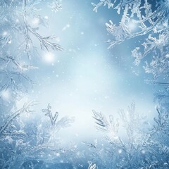 A frosty backdrop poster template with a crisp ice texture, offering generous space for personalized designs or text.