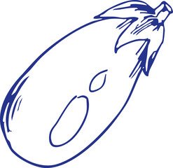Eggplant illustration
