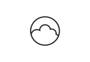 cloud icon png design template logo vector illustration